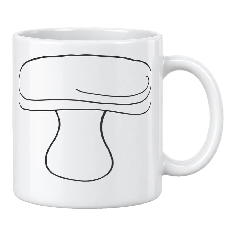 Mug — Petit monde · Illustration douce — Devant — Blanc