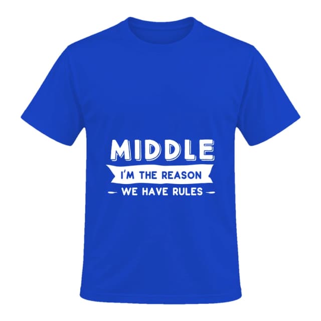 T-shirt — Middle I'm the reason